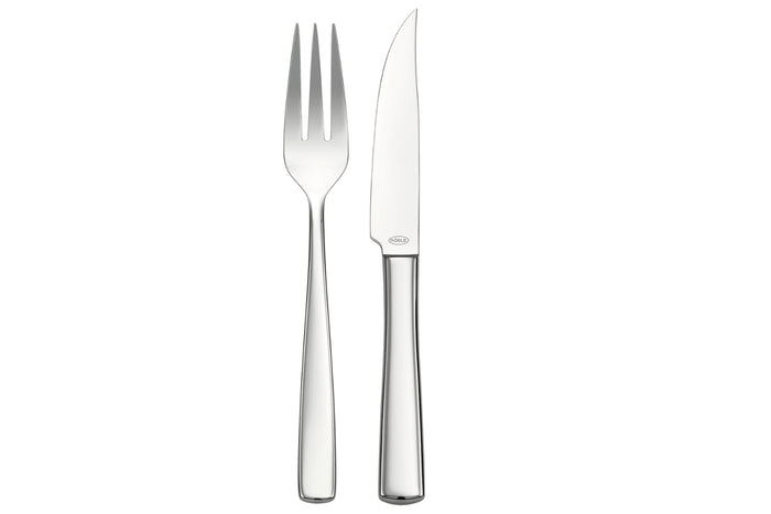 Ménagère 12 couverts à steak Rosle Élegance en acier inoxydable 18/10