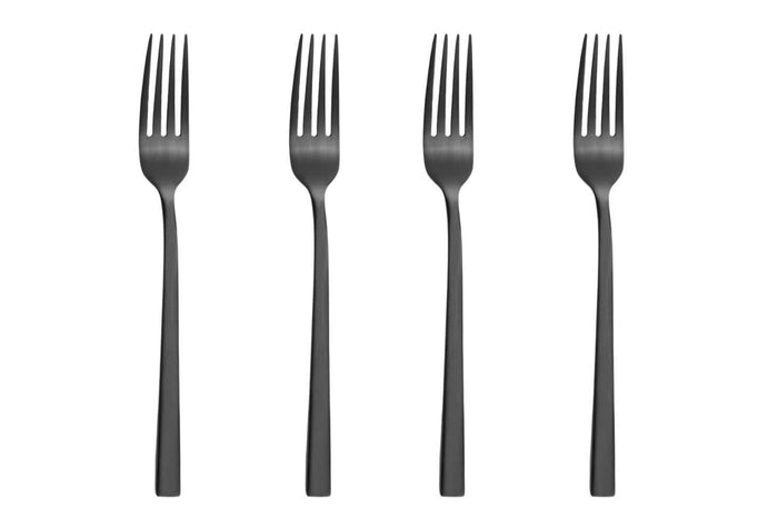 Ménagère 16 couverts de table Amefa Square en acier inoxydable 18/0 - Finition noire