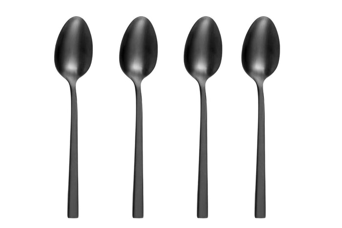 Ménagère 16 couverts de table Amefa Square en acier inoxydable 18/0 - Finition noire