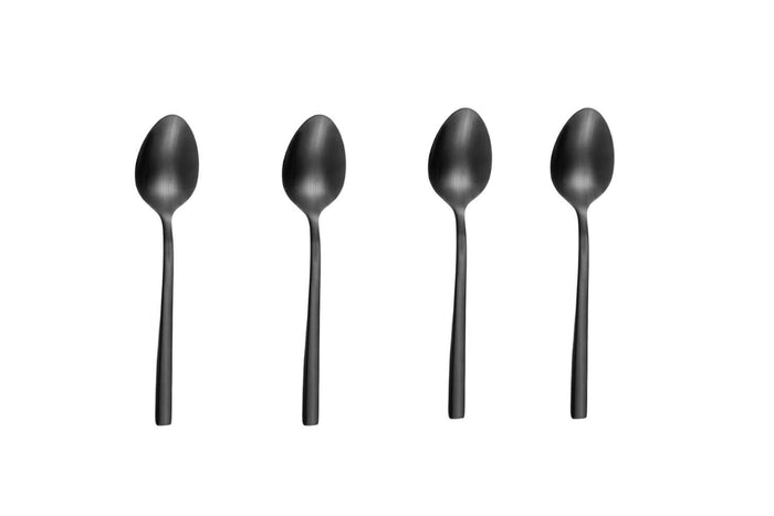 Ménagère 16 couverts de table Amefa Square en acier inoxydable 18/0 - Finition noire