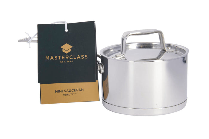 Mini casserole MasterClass en acier inox 8,5cm + couvercle