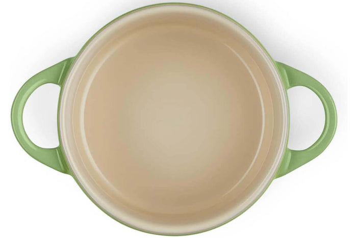 Mini cocotte ronde en céramique Le Creuset 10cm Bambou
