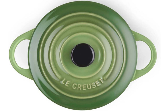 Mini cocotte ronde en céramique Le Creuset 10cm Bambou