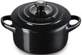 Mini cocotte ronde en céramique Le Creuset 10cm Noir Onyx
