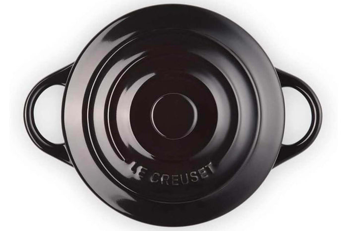 Mini cocotte ronde en céramique Le Creuset 10cm Noir Onyx