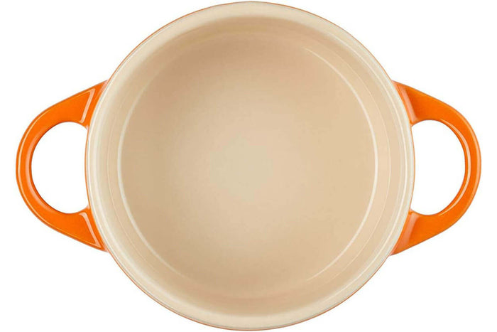 Mini cocotte ronde en céramique Le Creuset 10cm Volcanique
