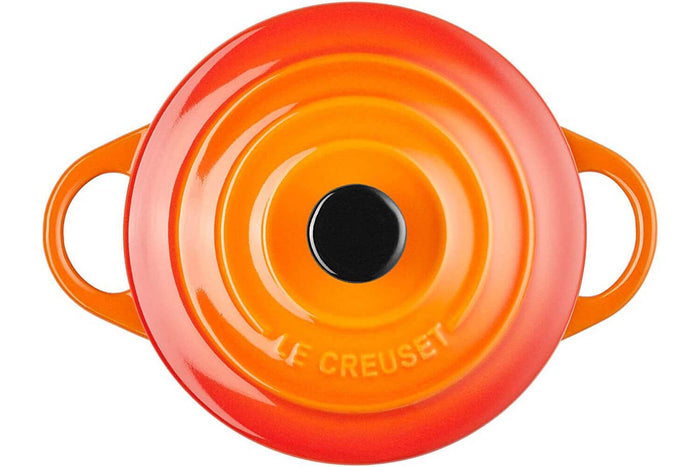 Mini cocotte ronde en céramique Le Creuset 10cm Volcanique