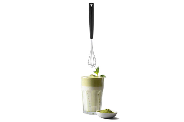 Mini fouet Triangle manche long 10cm manche en green grip