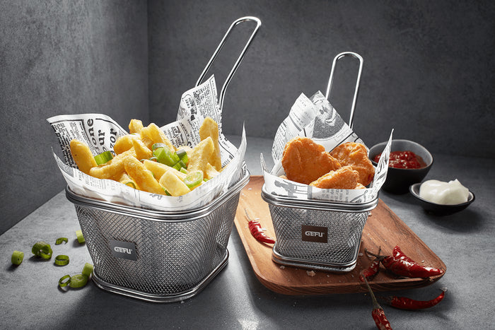 Mini-panier de service Gefu pour barbecue en inox