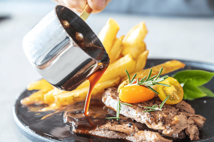 Mini saucière MasterClass en acier inox 6,5cm forme casserole