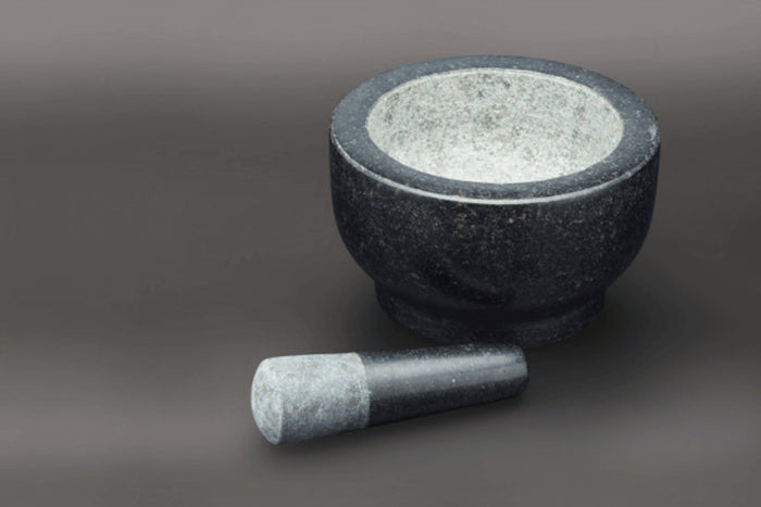 Mortier et pilon MasterClass en granit noir 20cm