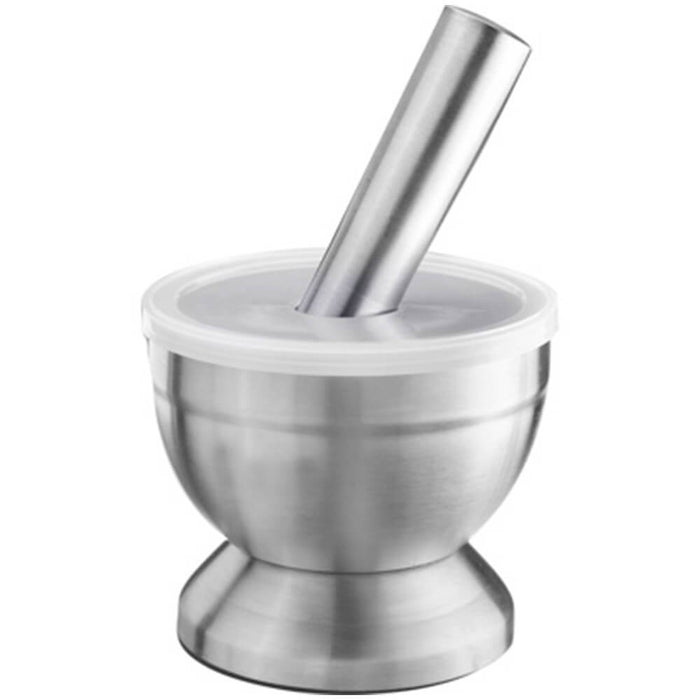 Mortier pilon Westmark Edelstahl en inox avec couvercle - diamètre 10cm