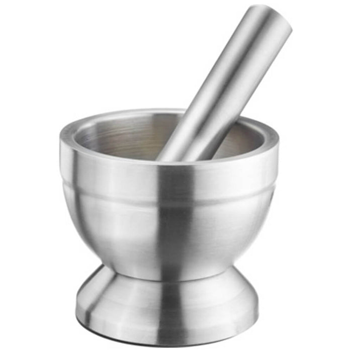 Mortier pilon Westmark Edelstahl en inox avec couvercle - diamètre 10cm