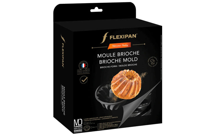 Moule à brioche Flexipan anti-adhérent en silicone diamètre 21,5cm