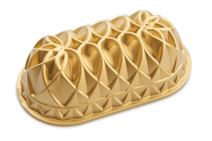 Moule à cake Nordic Ware jubilée gold en fonte d'aluminium