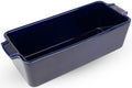 Moule à cake Peugeot Appolia en céramique bleu 26x11x8cm