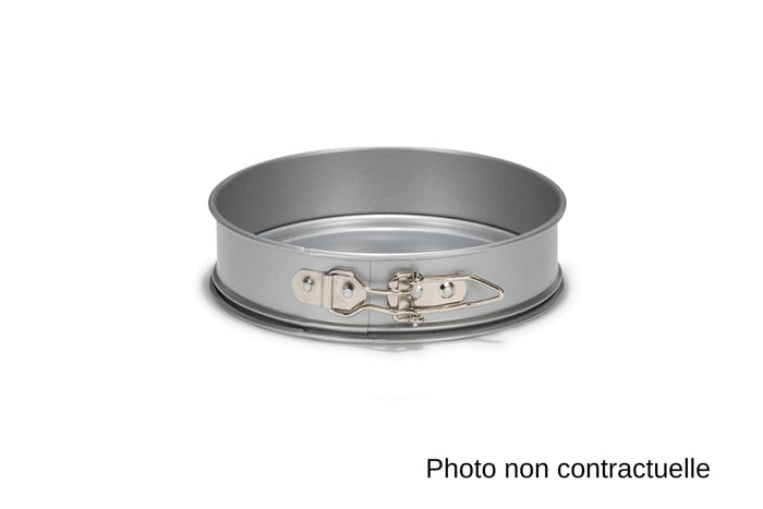 Moule à charnière anti-adhésif fond amovible 12cm