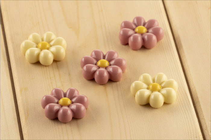 Moule à chocolat en silicone Silikomart 8 fleurs Ø38x12mm