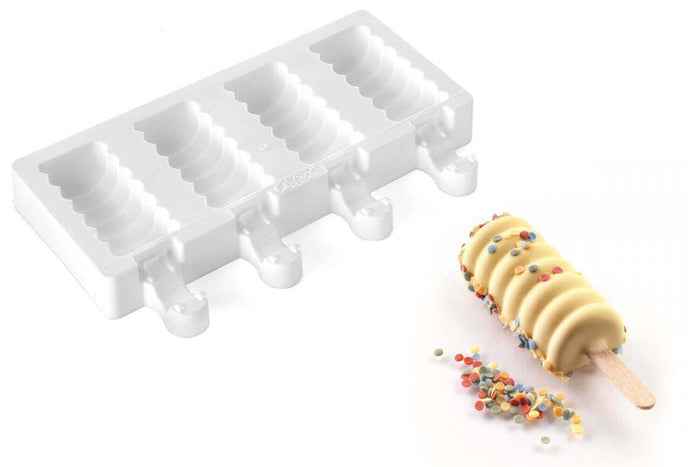 Moule à glaces en silicone Silikomart Mini Tango - 4 empreintes