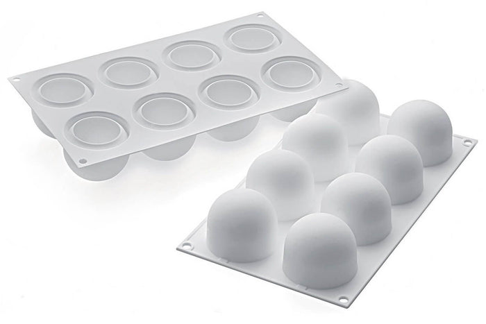 Moule en silicone profesionnel Silikomart 8 truffes 62x52mm