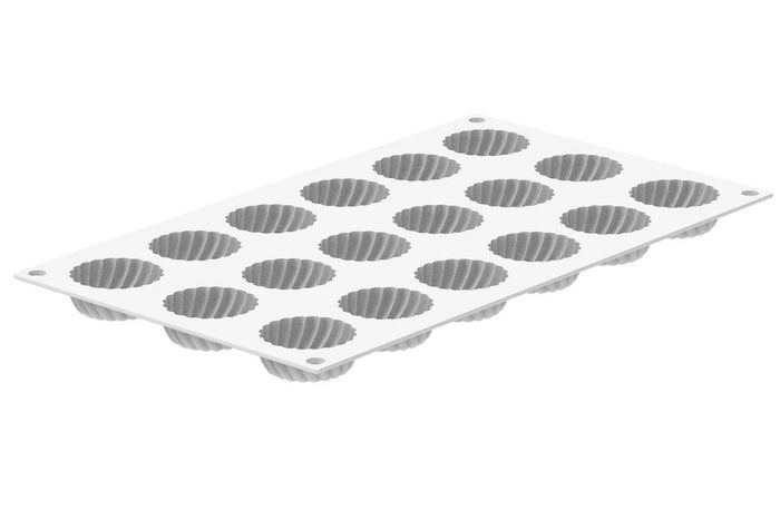 Moule en silicone professionnel Silikomart 18 mini gâteaux 14ml