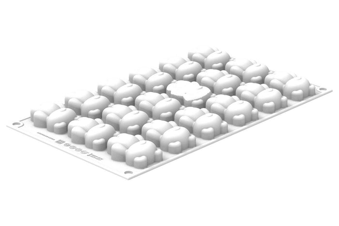 Moule en silicone professionnel Silikomart 300x175mm 18 mini oursons 20ml
