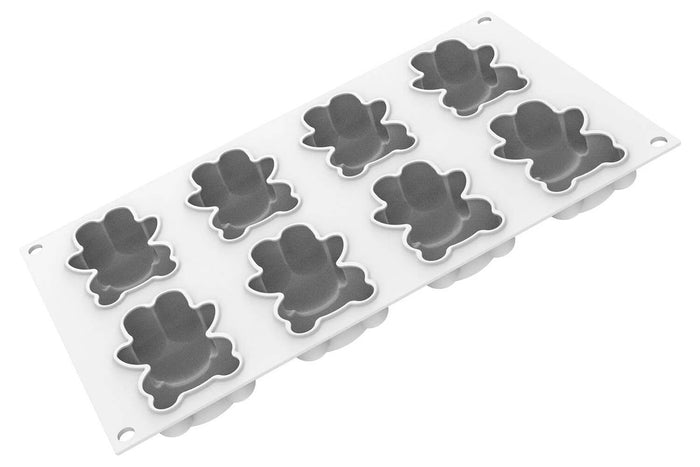 Moule en silicone professionnel Silikomart 300x175mm 8 oursons