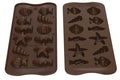 Moule en silicone professionnel Silikomart Easy Choc fritures en chocolat 44x38mm