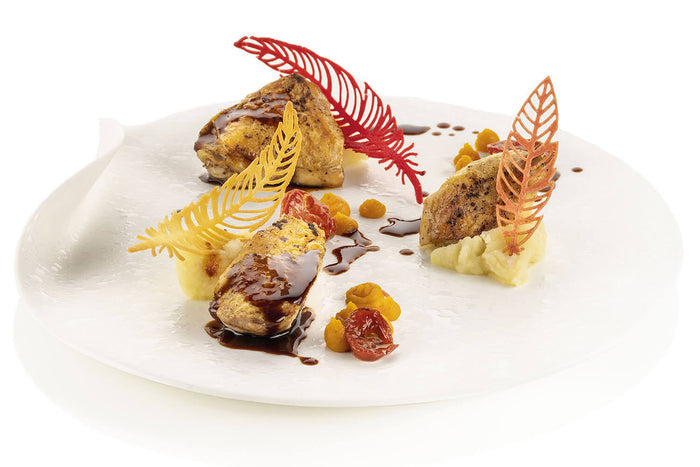 Moule en silicone professionnel Silikomart Naturae 470x270mm 20 plumes