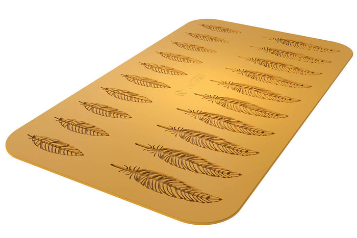 Moule en silicone professionnel Silikomart Naturae 470x270mm 20 plumes