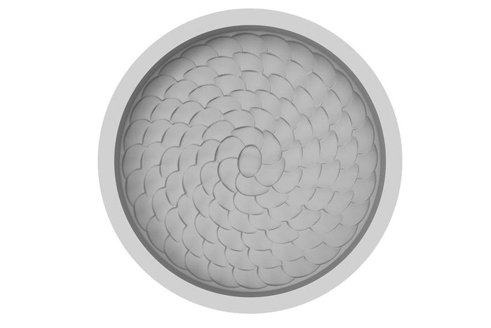 Moule en silicone professionnel Silikomart Ninfa effet pétales 3D