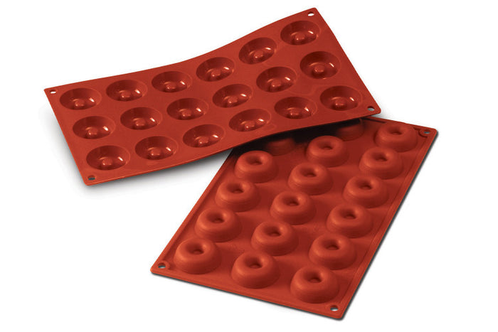 Moule en silicone professionnel Silikomart Silicon Flex 300x175mm 18 mini savarins