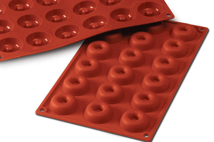 Moule en silicone professionnel Silikomart Silicon Flex 300x175mm 18 mini savarins
