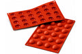 Moule en silicone professionnel Silikomart Silicon Flex 300x175mm 24 demi-sphères 3cm