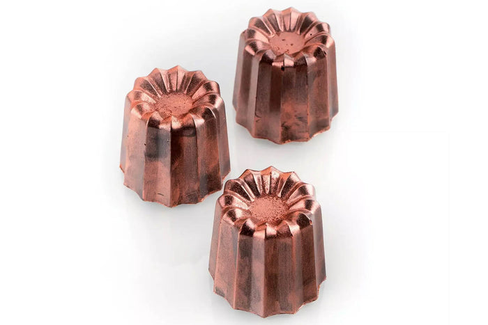 Moule en silicone professionnel Silikomart Silicon Flex 300x175mm 8 cannelés