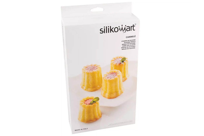Moule en silicone professionnel Silikomart Silicon Flex 300x175mm 8 cannelés