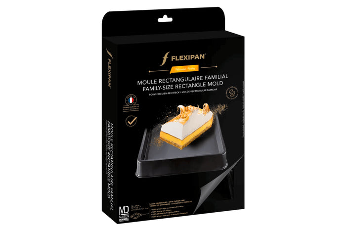 Moule rectangulaire familial Flexipan anti-adhérent en silicone 34x24cm