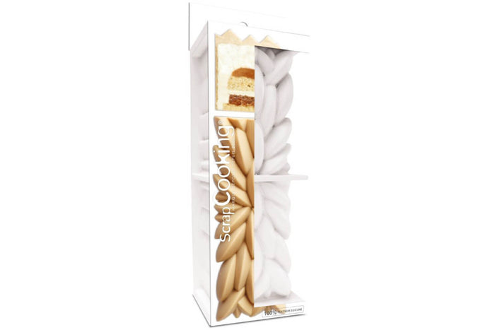 Moule silicone bûche 3D Scrapcooking Instant en silicone 25x8x8cm