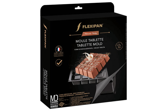 Moule tablette Flexipan anti-adhérent en silicone et tricot de verre
