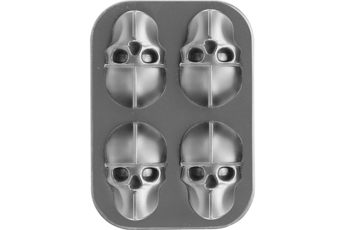Moules à glaçons Westmark Mr.Skully en silicone avec couvercle