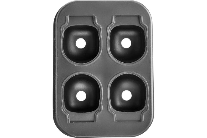 Moules à glaçons Westmark Mr.Skully en silicone avec couvercle