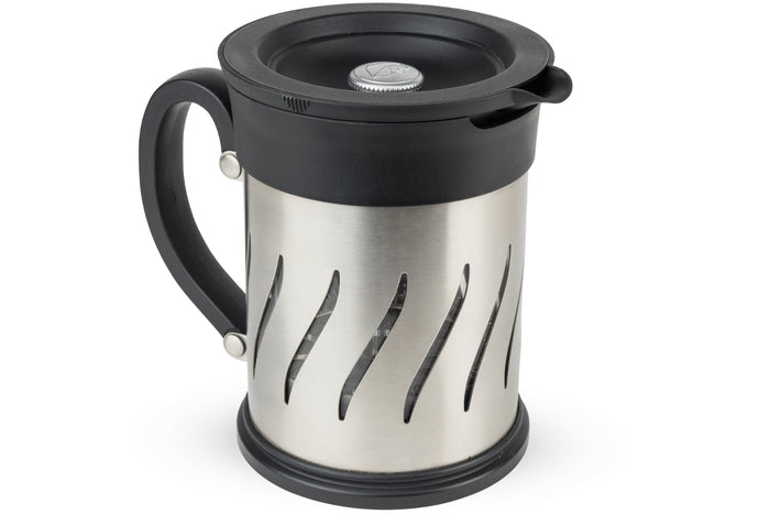 Moulin à café et cafetière à piston 2 en 1 Peugeot Paris Press en inox / ABS 15cm