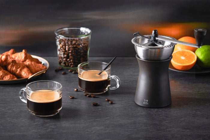 Moulin à café manuel Peugeot Kronos en inox / polymère noir 19cm