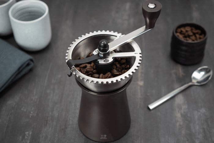 Moulin à café manuel Peugeot Kronos en inox / polymère noir 19cm