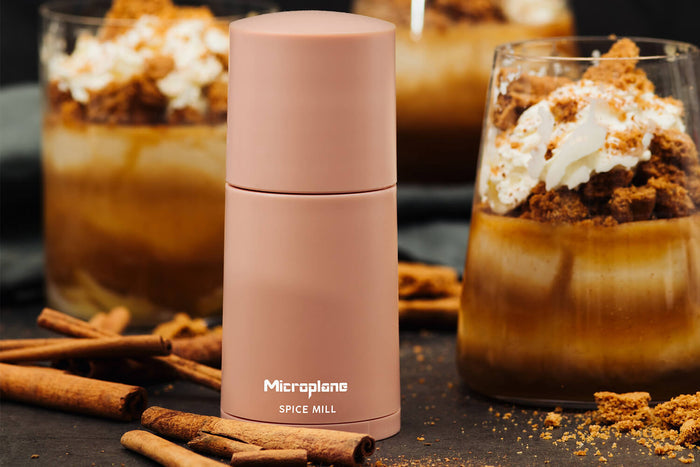 Moulin à épices Microplane 2-en-1 Bouton de Rose