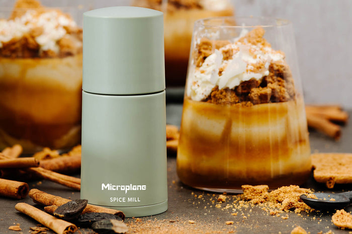 Moulin à épices Microplane 2-en-1 Vert Sauge