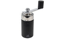 Moulin à muscade à manivelle Peugeot Isen en inox et bois de hêtre noir mat 15cm