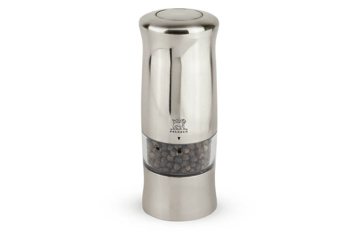 Moulin à poivre électrique Peugeot Zeli en ABS avec éclairage 14cm