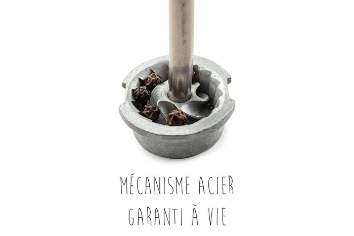 Moulin à poivre électrique Peugeot Zeli en ABS avec éclairage 14cm