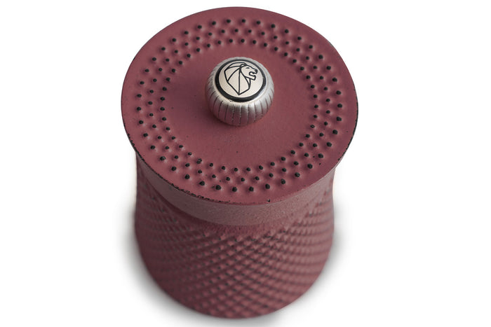 Moulin à poivre manuel Peugeot Bali Fonte en fonte rouge mat 8cm